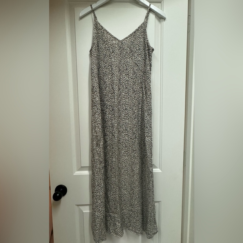 Jenni Kayne leopard slip dress xs